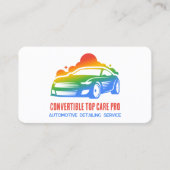 Auto Detail Farblich Visitenkarte (Vorderseite)