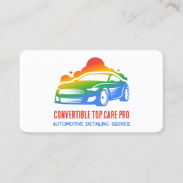 Auto Detail Farblich Visitenkarte