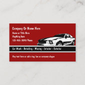 Auto-Detail-Visitenkarten Visitenkarte (Vorderseite)