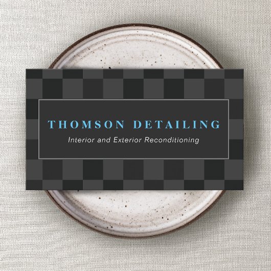 Auto-Detailansicht und Auto-Körperreparatur Visitenkarte