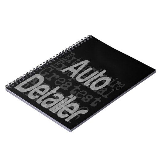 Auto Detailer Extraordinaire Notizblock (Linke Seite)