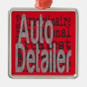 Auto Detailer Extraordinaire Ornament Aus Metall (Vorne)