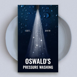 Auto-Detailer für Druckwäsche, Autoabwasch Visitenkarte