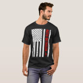 Auto Detailer USA Flag Car Detection T-Shirt (Vorne ganz)