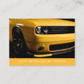 Auto Detailinformation Auto Wash Paint Shop Repara Visitenkarte (Vorderseite)