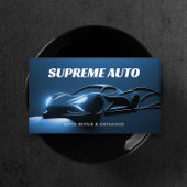 Auto Detailinformation, Reparatur, Autovermietung Visitenkarte