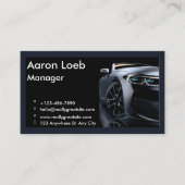 Auto Detailinformationen Auto Reparatur QR-Code Visitenkarte (Vorderseite)