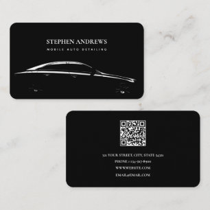Auto Detailinformationen Auto Reparatur QR-Code Visitenkarte