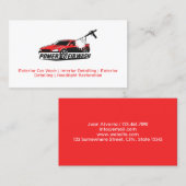 Auto-Detailinformationen für das benutzerdefiniert Visitenkarte (Vorne/Hinten)