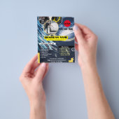 Auto-Detailinformationen für das Geschäftsfenster Flyer (Gruppe)