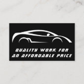 Auto Detailinformationen Reparatur des Auto Visitenkarte (Vorderseite)