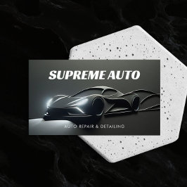 Auto Detailinformationen, Reparaturen, Autoverkauf Visitenkarte