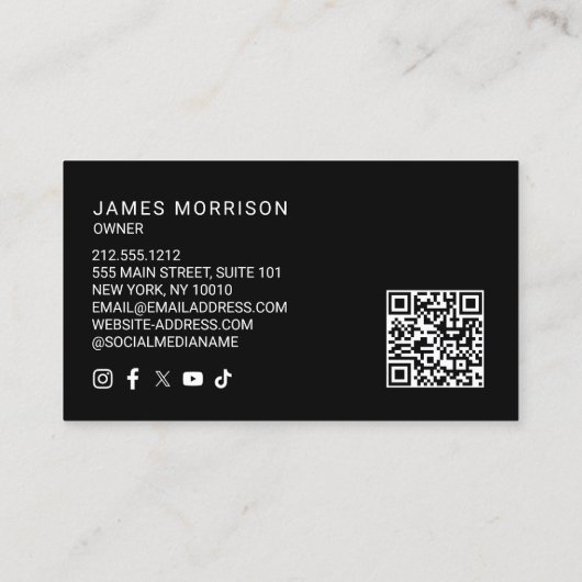 Auto Detailinformationen, Reparaturen, Autoverkauf Visitenkarte (Rückseite)