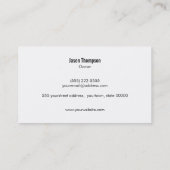 Auto-Detailinformationen und Auto-Körperreparatur  Visitenkarte (Rückseite)