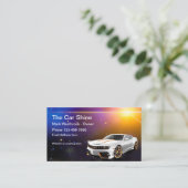 Auto-Detailinformationen und Auto-Tinten Visitenkarte (Stehend Vorderseite)