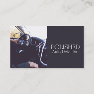 Auto-Detailing-Autowaschdienst Geschäftskarte Visitenkarte