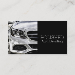 Auto-Detailing-Autowaschdienst-Geschäftskarte Visitenkarte