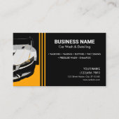 Auto-Detailing-Autowaschen Termin Karte (Vorderseite)