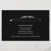 Auto Detailing Bold Flyer (Hinten)