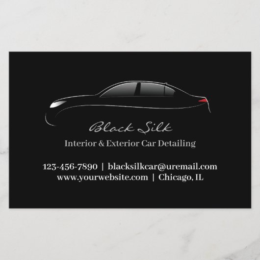 Auto Detailing Bold Flyer (Vorne)