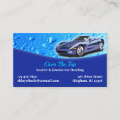 Auto Detailing Business Card Template Visitenkarte (Vorderseite)