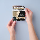 Auto Detailing Car Wash Berufliche Reinigung Gold Flyer (Gruppe)