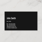 Auto Detailing Car Wash Stilvolle Dunkelheit Visitenkarte (Rückseite)