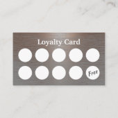 Auto Detailing Car Washing Cool Automotive Loyalty Treuekarte (Rückseite)