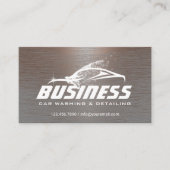 Auto Detailing Car Washing Cool Automotive Loyalty Treuekarte (Vorderseite)