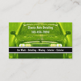 Auto-Detailing-Geschäftskarten Visitenkarte