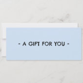 Auto-Detailing-Geschenkgutschein Einladung (Rückseite)