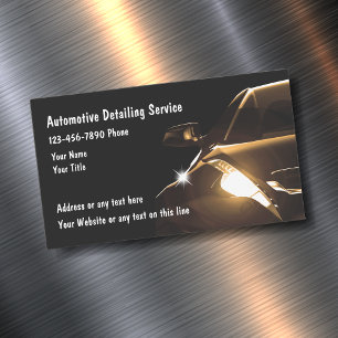 Auto-Detailing-Kunden-Geschäfts-Magnete Magnetische Visitenkarte