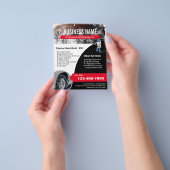 Auto Detailing Power Washer Car Wash Reinigung Flyer (Gruppe)