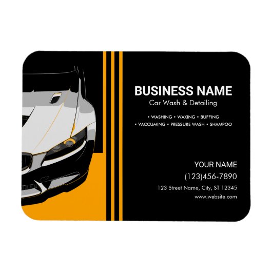 Auto-Detailing-Profi-Autowäsche Magnet (Horizontal)