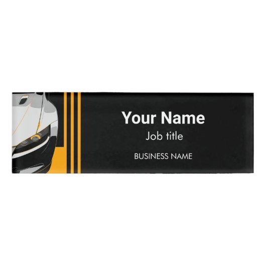 Auto-Detailing-Profi-Autowäsche Namenschild (Vorderseite)