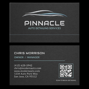 Auto-Detailing-Services QR-Code Professionell Visitenkarte