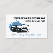 Auto-Detaillierer benutzerdefinierte QR Visitenkarte (Vorderseite)