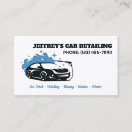 Auto-Detaillierer benutzerdefinierte QR Visitenkarte