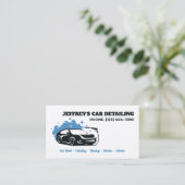 Auto-Detaillierer benutzerdefinierte QR Visitenkarte (Stehend Vorderseite)