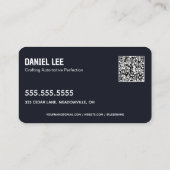 🔝 Auto Detaillierer benutzerdefinierte QR Visitenkarte (Rückseite)