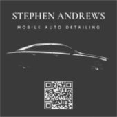 Auto-Detaillierter QR-Code für die Reparatur von A Aufkleber (Vorderseite)