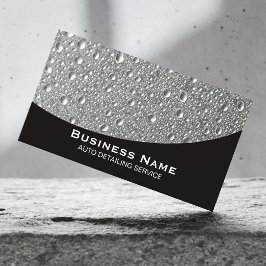 Auto - Detaillierung des Druckreinigungsdienstes Visitenkarte