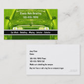 Auto Detailng Geschäfts-Karten Visitenkarte (Vorne/Hinten)