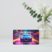 Auto Details / Reparatur Visitenkarte (Stehend Vorderseite)