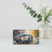 Auto Details / Reparatur Visitenkarte (Stehend Vorderseite)