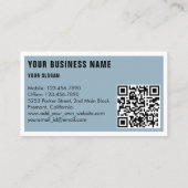 Auto Detection Auto Wash Automotive Moderne Visitenkarte (Rückseite)