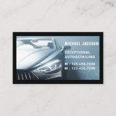 Auto Detection Auto Wash Automotive Moderne Visitenkarte (Vorderseite)