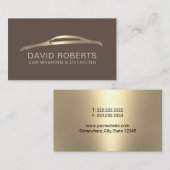 Auto Detection Automotive Car Reparatur Brown & Go Visitenkarte (Vorne/Hinten)