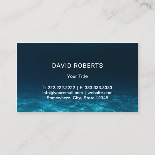 Auto Detection Automotive Car Wash Deep Blue Visitenkarte (Rückseite)