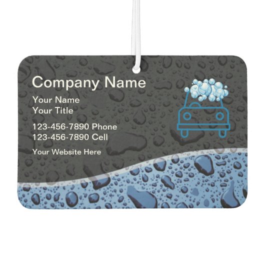 Auto Detection Car Wash Air Fresheners Autolufterfrischer (Vorderseite)